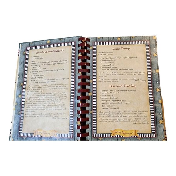 Old-Fashioned Holiday Christmas Recipe Book by Debbie Mumm Spiral Bound 2006 - Picture 6 of 11